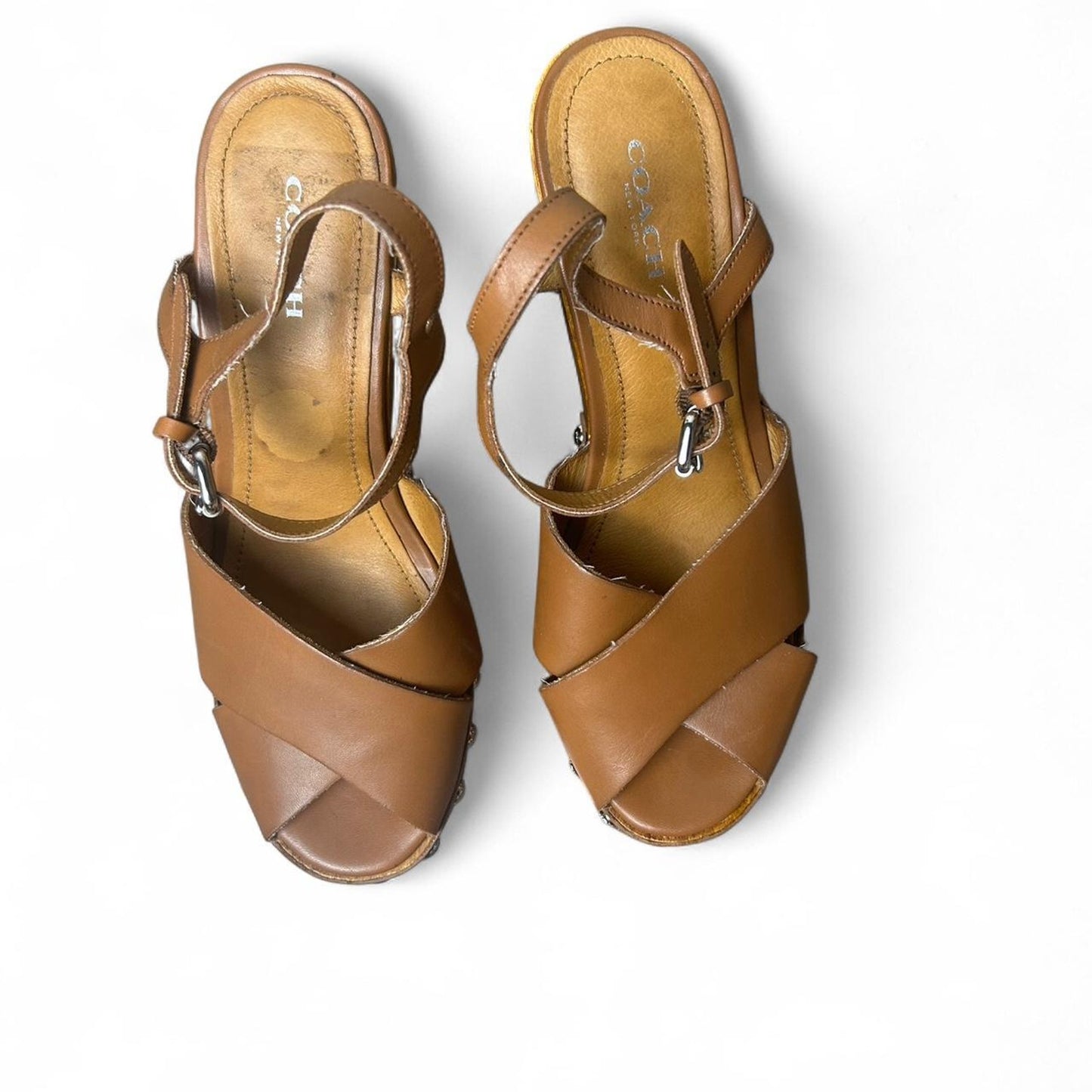 Coach vixen tan and brown