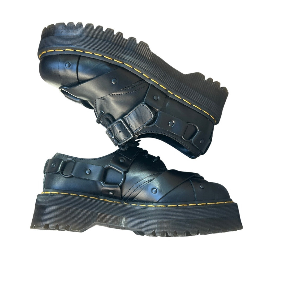 Dr. Martens 1461 Quad Harness Shoes – Platform Leather Oxfords