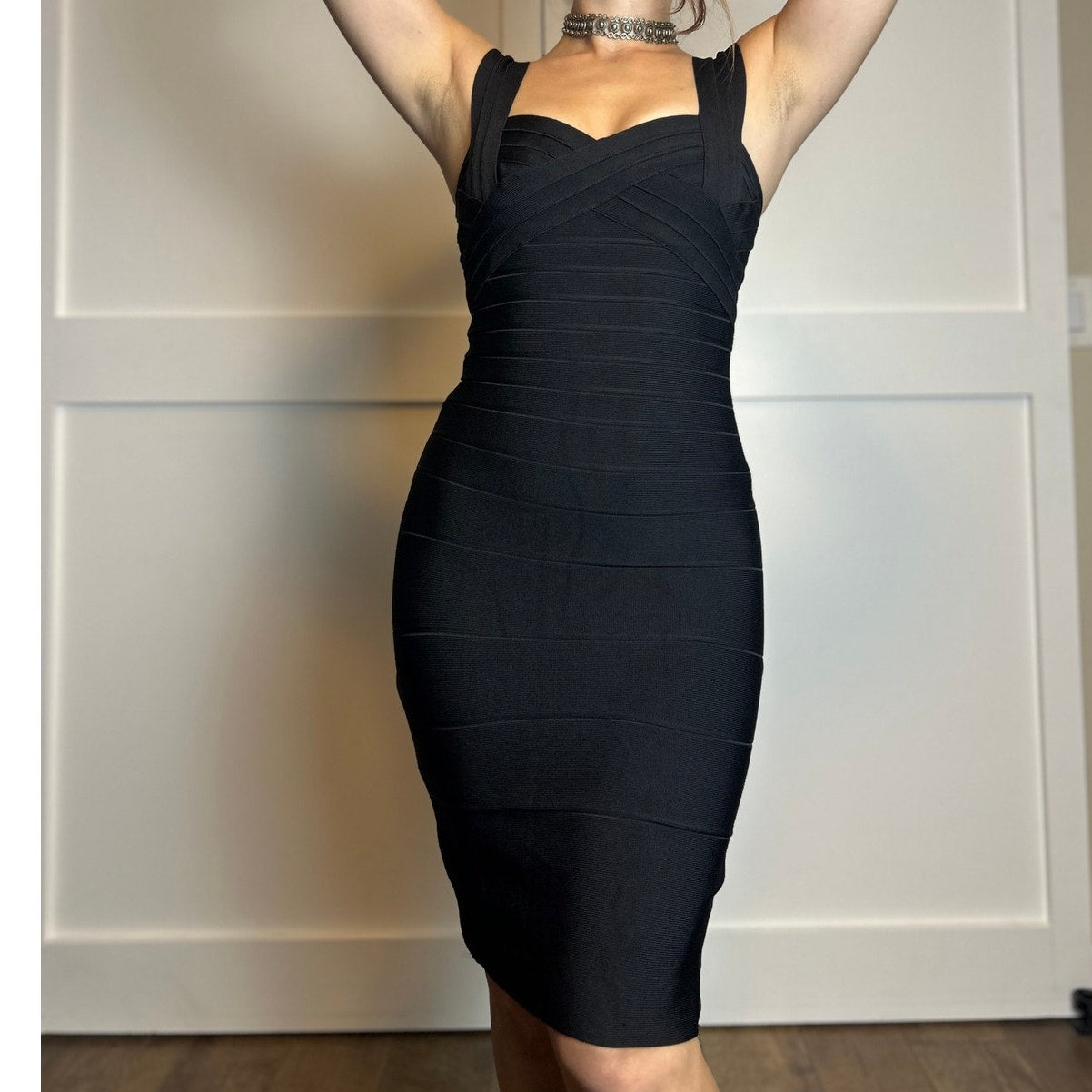 phistic bandage dress bodycon sweetheart neckline