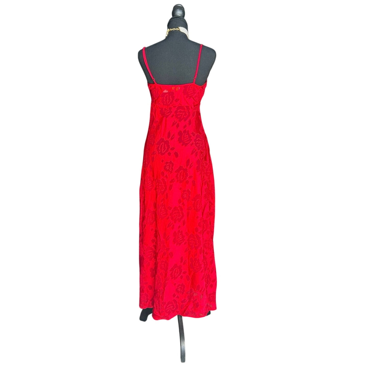 vs gold label 80's maxi slip dress size s
