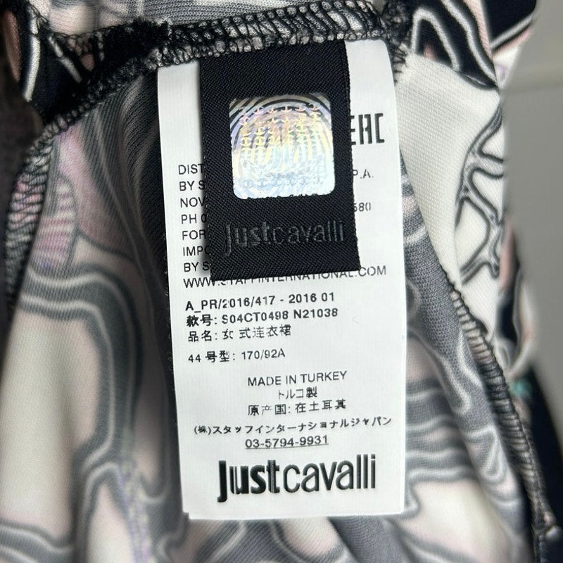 Robe de vacances Just Cavalli motif hippocampe collection Printemps/Été 2016 taille 44