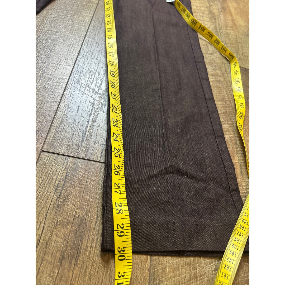 lee platinum label no gap work brown trouser flap pocket size 4 short