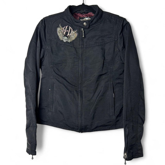 Black harley davidson jacket
