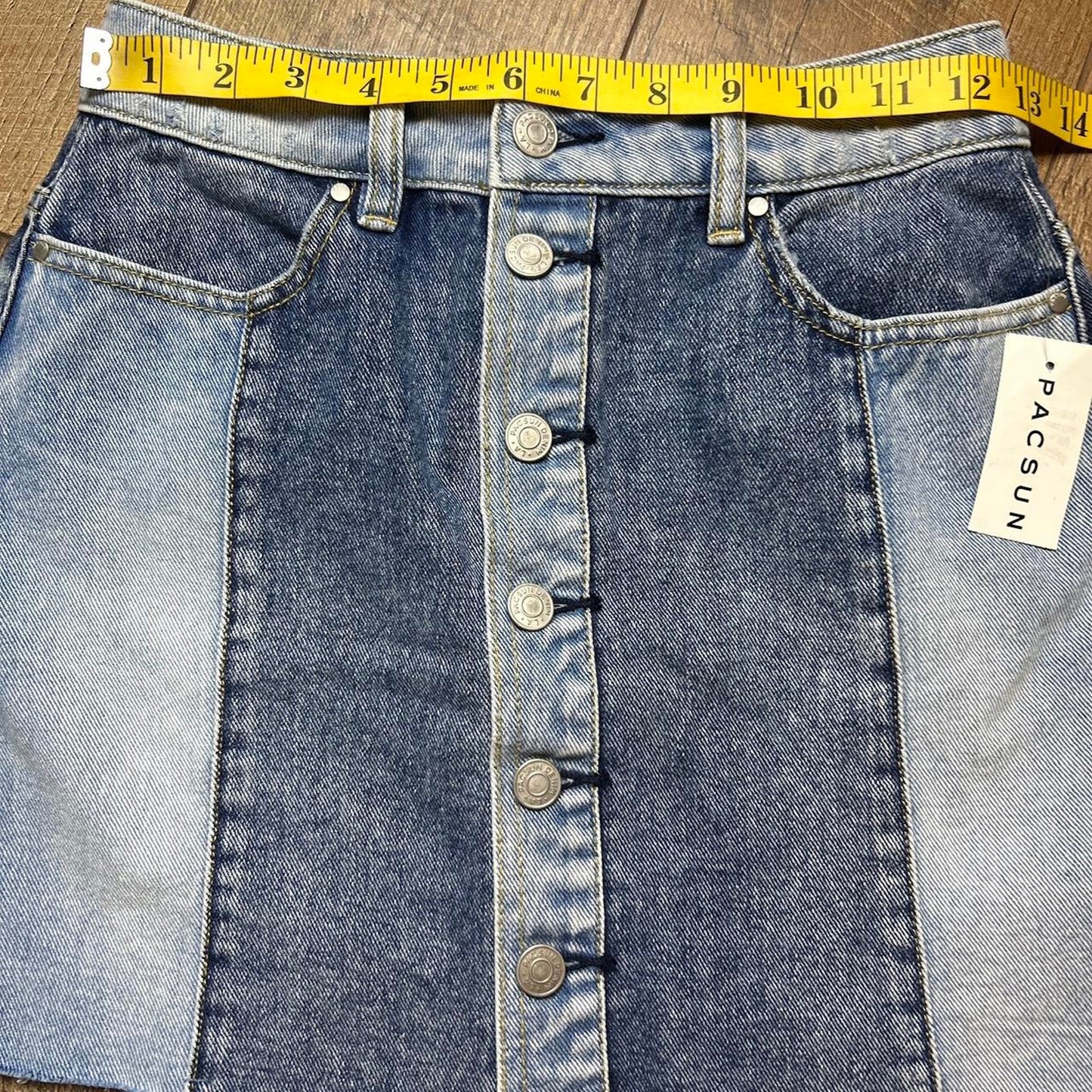 Nwt pacsun blue denim mini