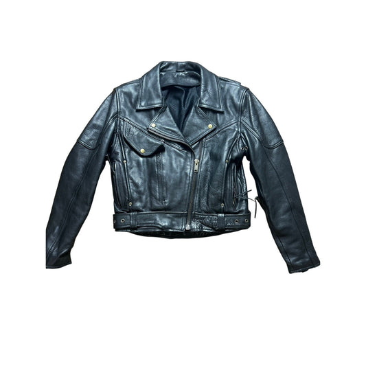 Cropped moto jacket insulated, breathable 18” ptp