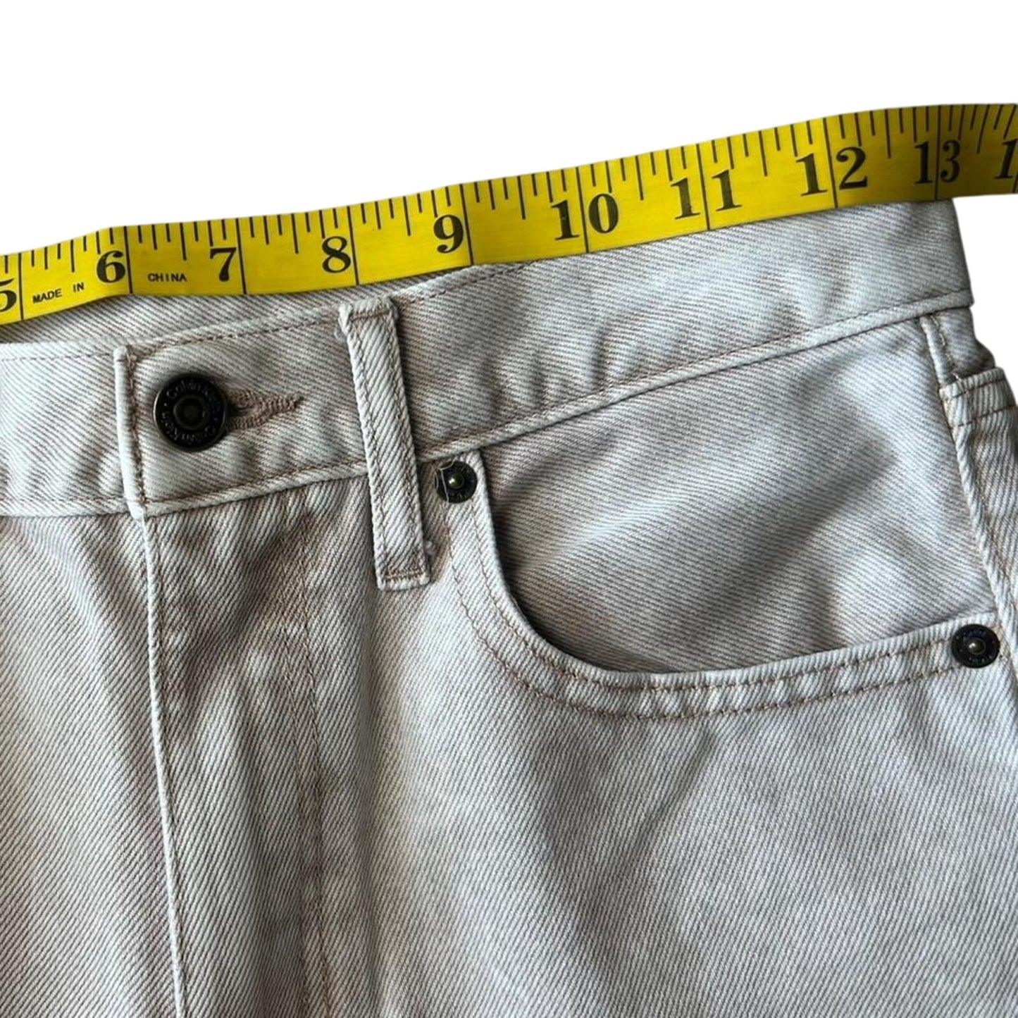 Calvin klein size 26x30 vintage tan jeans