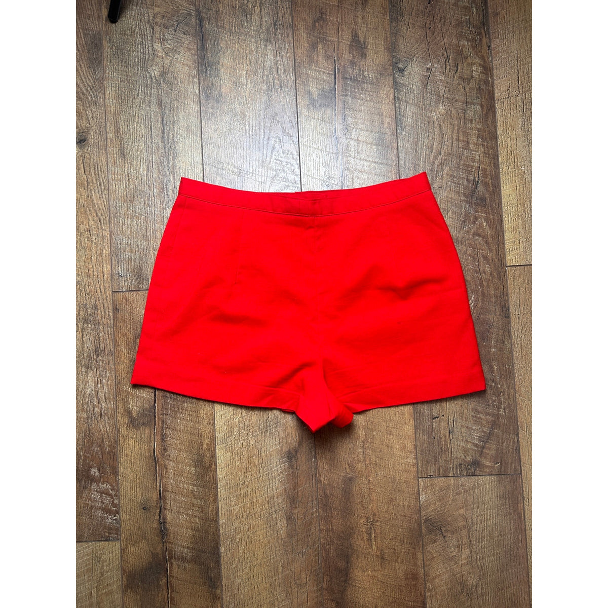 red hot pants vintage hanmade hot pants 60's