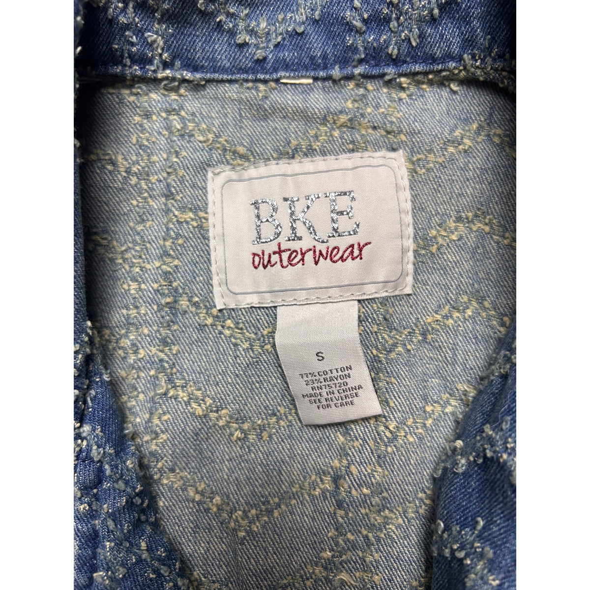 BKE Asymmetric Denim Vest Size S Y2K Western Sleeveless Pockets