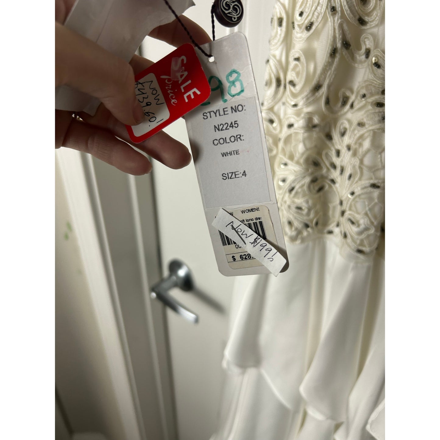 NWT Sue Wong nocturne beaded fairy wedding dress size 4