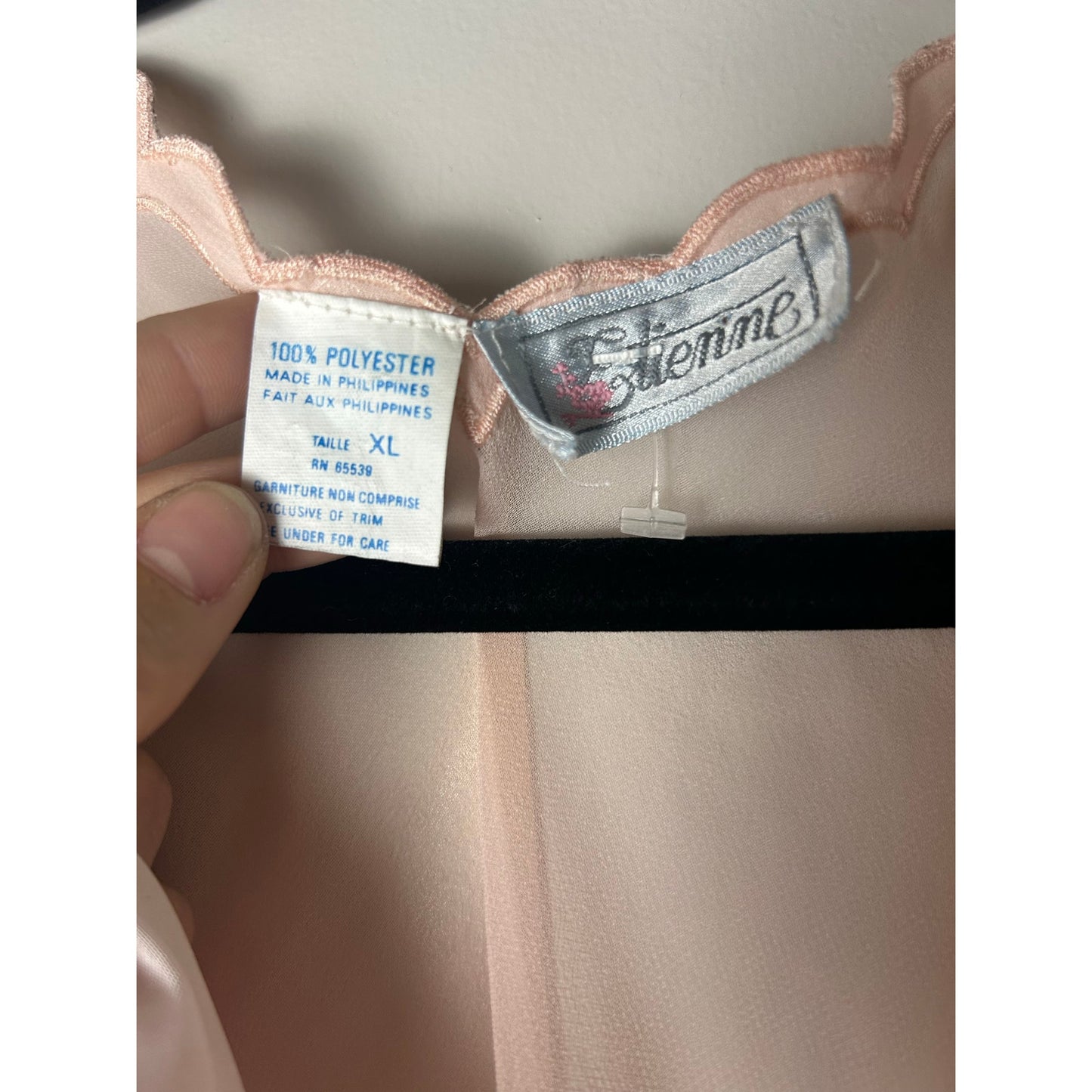 Etienne vintage bodysuit baby pink size xl