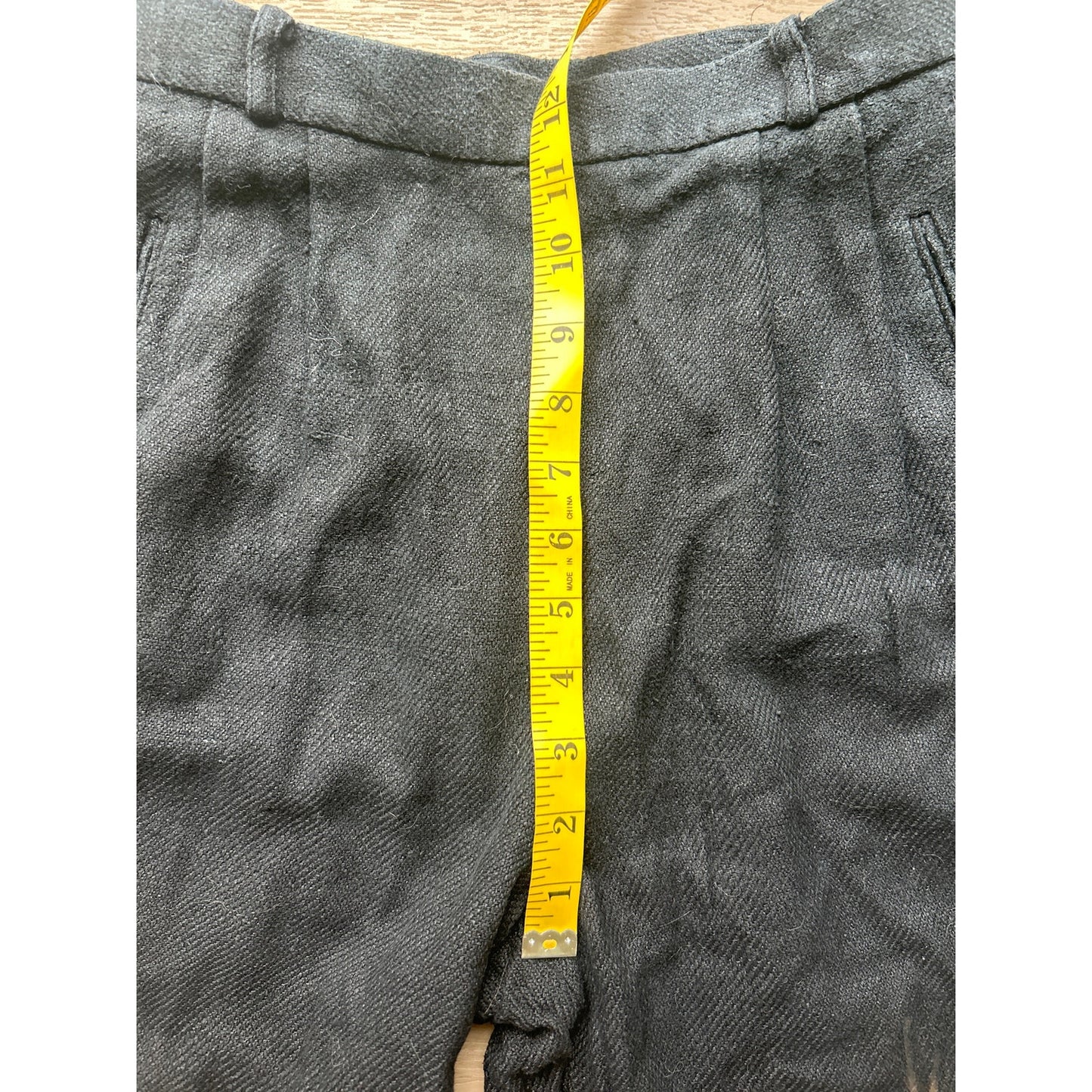 vintage carlisle silk pleated trouser size 6