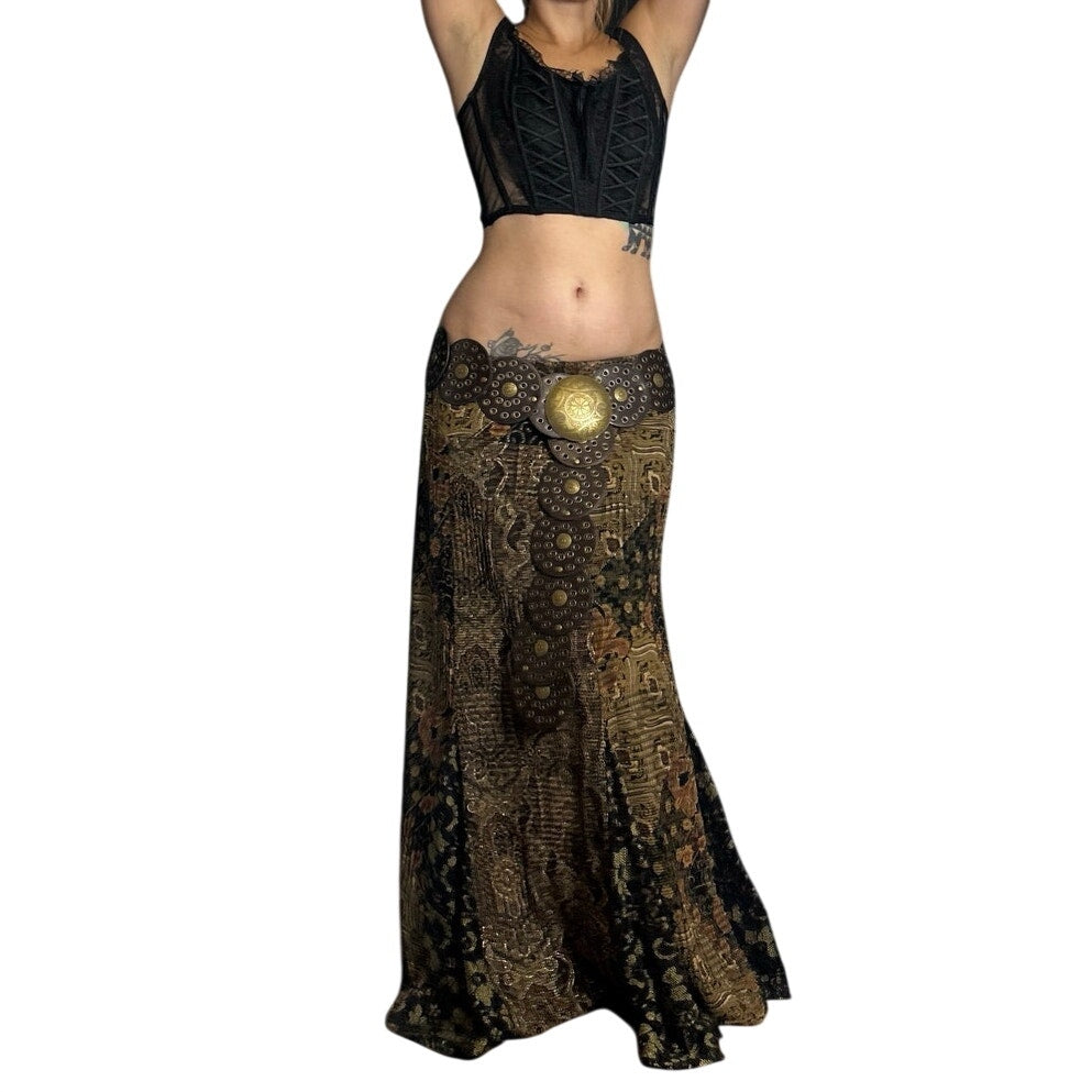 dark whimsy maxi skirt