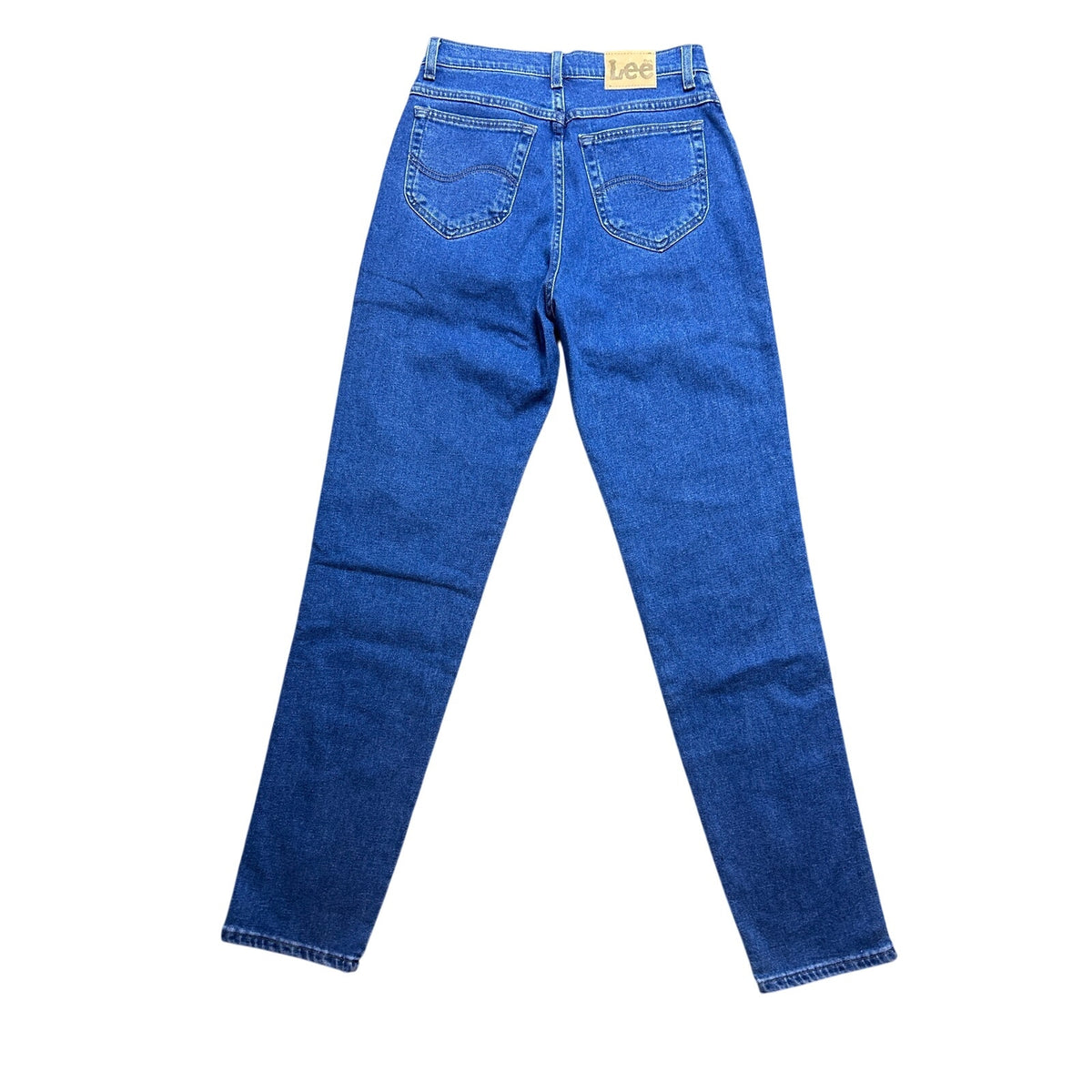 Vintage Lee High Rise Mom Jeans 26x32 Tapered Leg Classic Denim