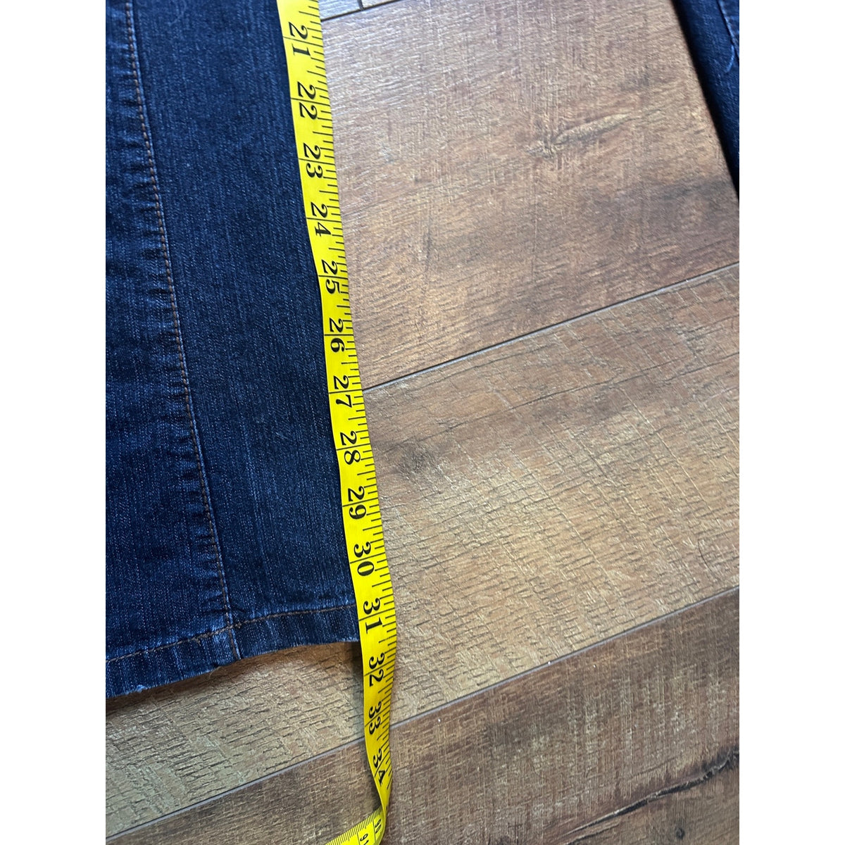 Y2K DKNY Bootcut Jeans Embellished Mid Rise Faded Dark Wash Denim Size 2