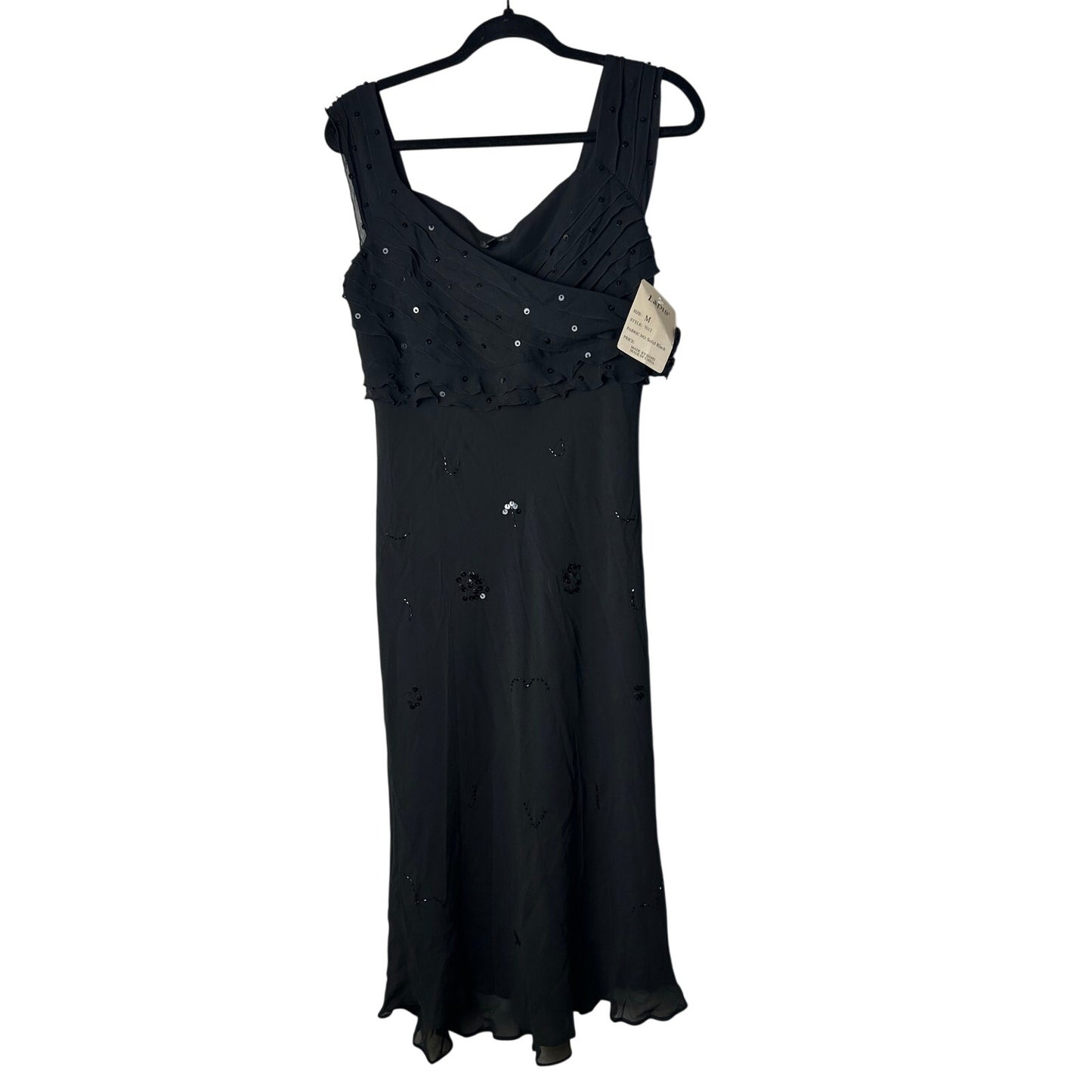 NWT Vintage Y2K Lapis Anthropologie 100 % Seide Chiffonkleid Fairy Coquette Romantic