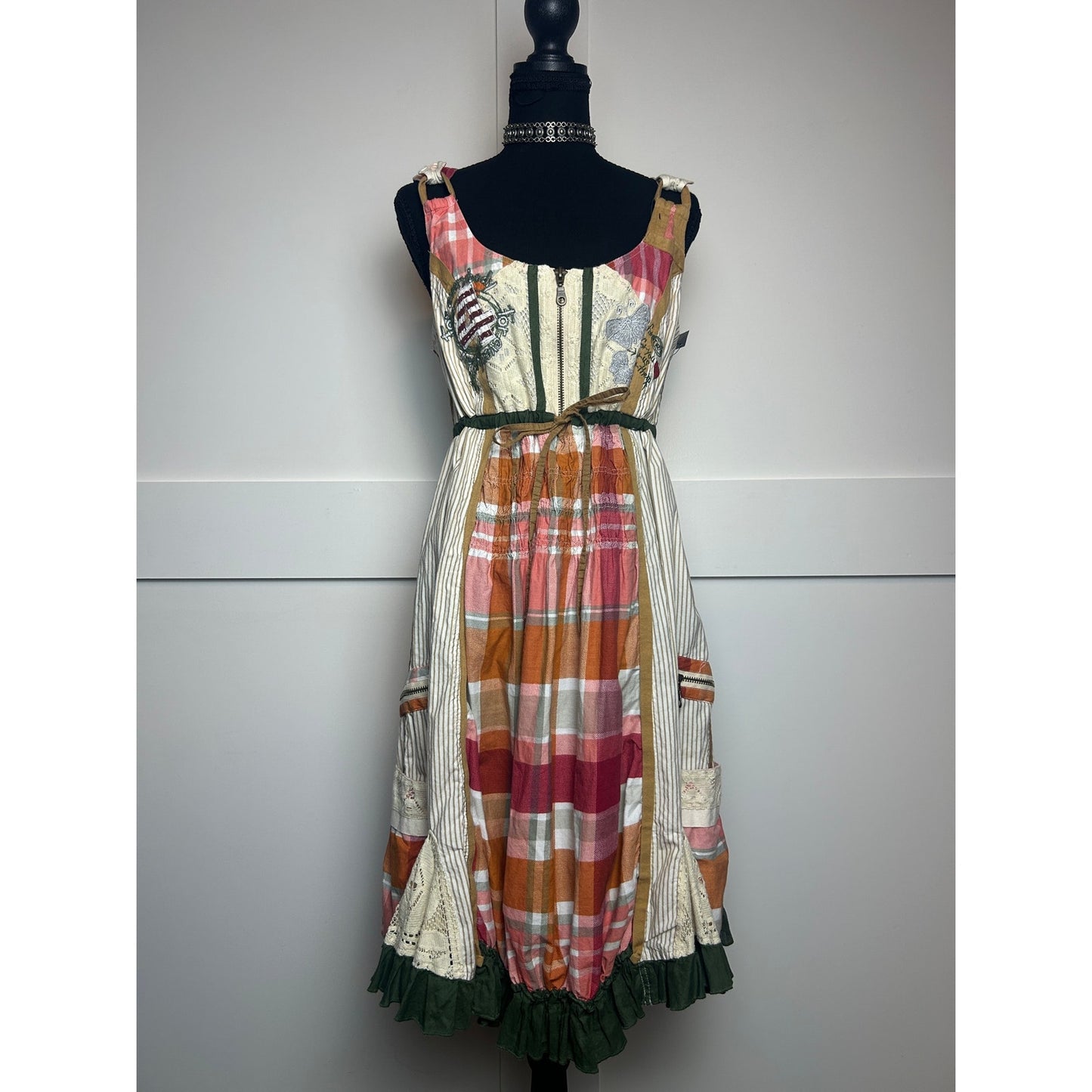 desigual garden fairy patchwork euro dress size 40