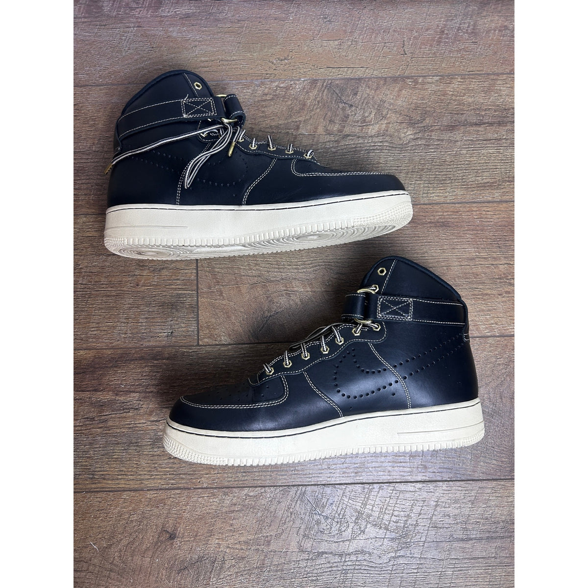 Nike Air Force 1 High ’07 LV8 WB Black Sail High Top Sneakers Size 13 882096-001