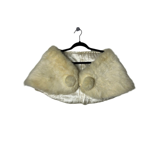 🖤 Vintage Rabbit Fur Stole — Luxe Soft Layering Accessory